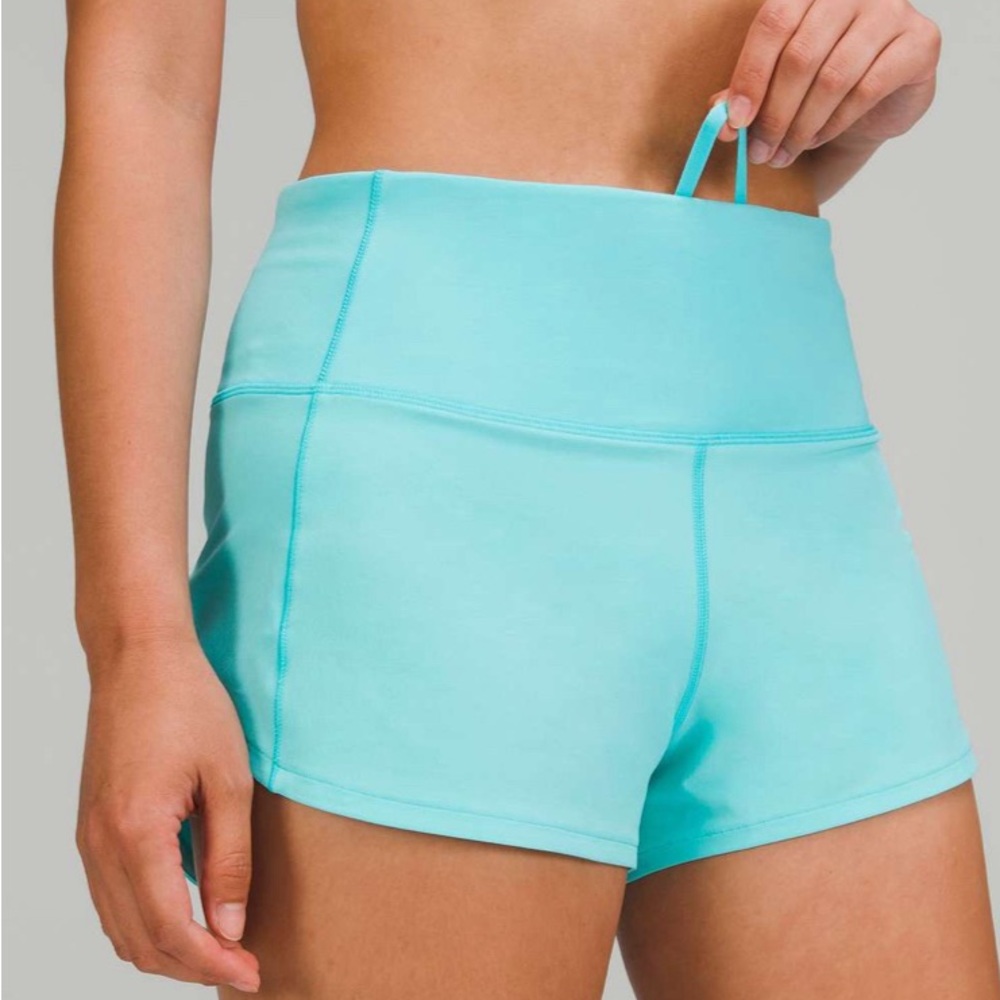 LULULEMON Speed Ups! High rise 2.5 inch size 6!